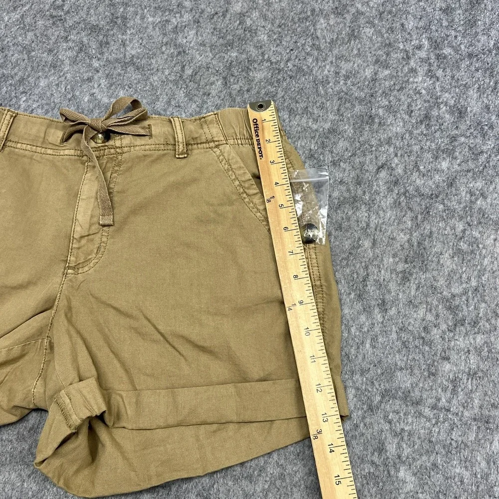 Sonoma Shorts Womens M Beige Utility Drawstring Twill Casual Goods For Life - Picture 15 of 16